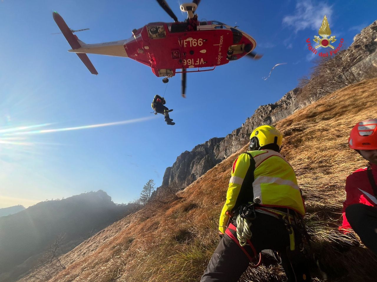 Erve, recuperati tre escursionisti rimasti bloccati vicino alla Capanna Alpinisti Monzesi