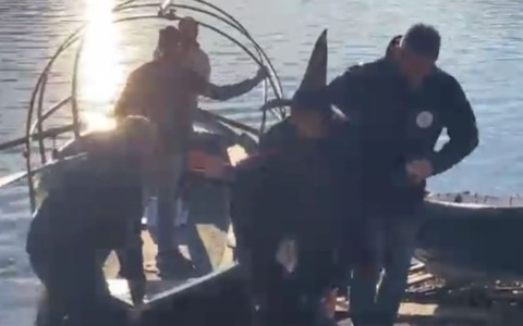 A Lecco la Befana è arrivata dal lago!