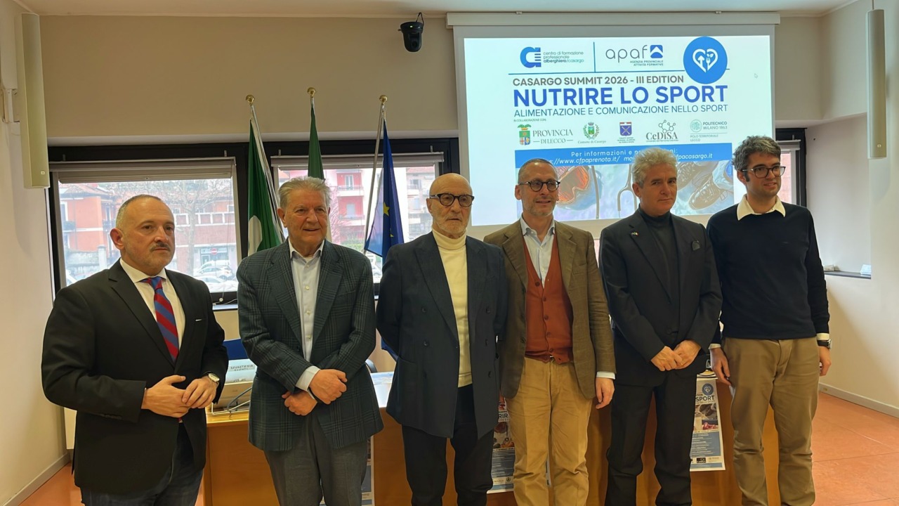 Nutrire lo Sport: a Casargo un convegno tra alimentazione, salute e performance olimpica