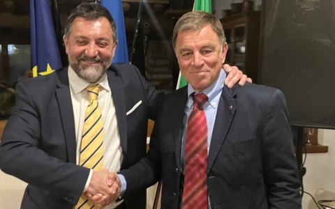 Passaggio delle consegne al Panathlon Club Lecco:  Riccardo Benedetti subentra a Andrea Mauri