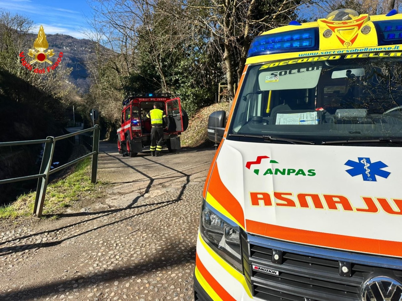 Mandello, malore per un 74enne: sanitari e pompieri mobilitati