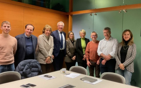 Il presidente del Comitato Gemellaggio di Buckingham in visita a Valmadrera