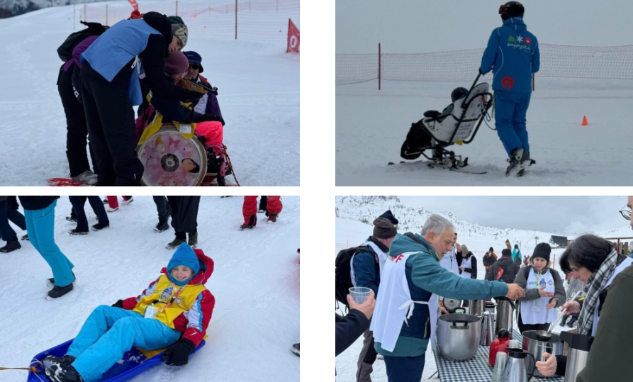 Emozioni alla prima giornata degli Inclusive Winter Games ai Piani di Bobbio