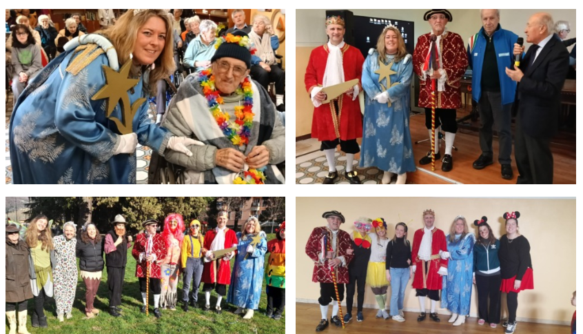 Carnevalone di Lecco: i regnanti regalano sorrisi a bimbi e anziani