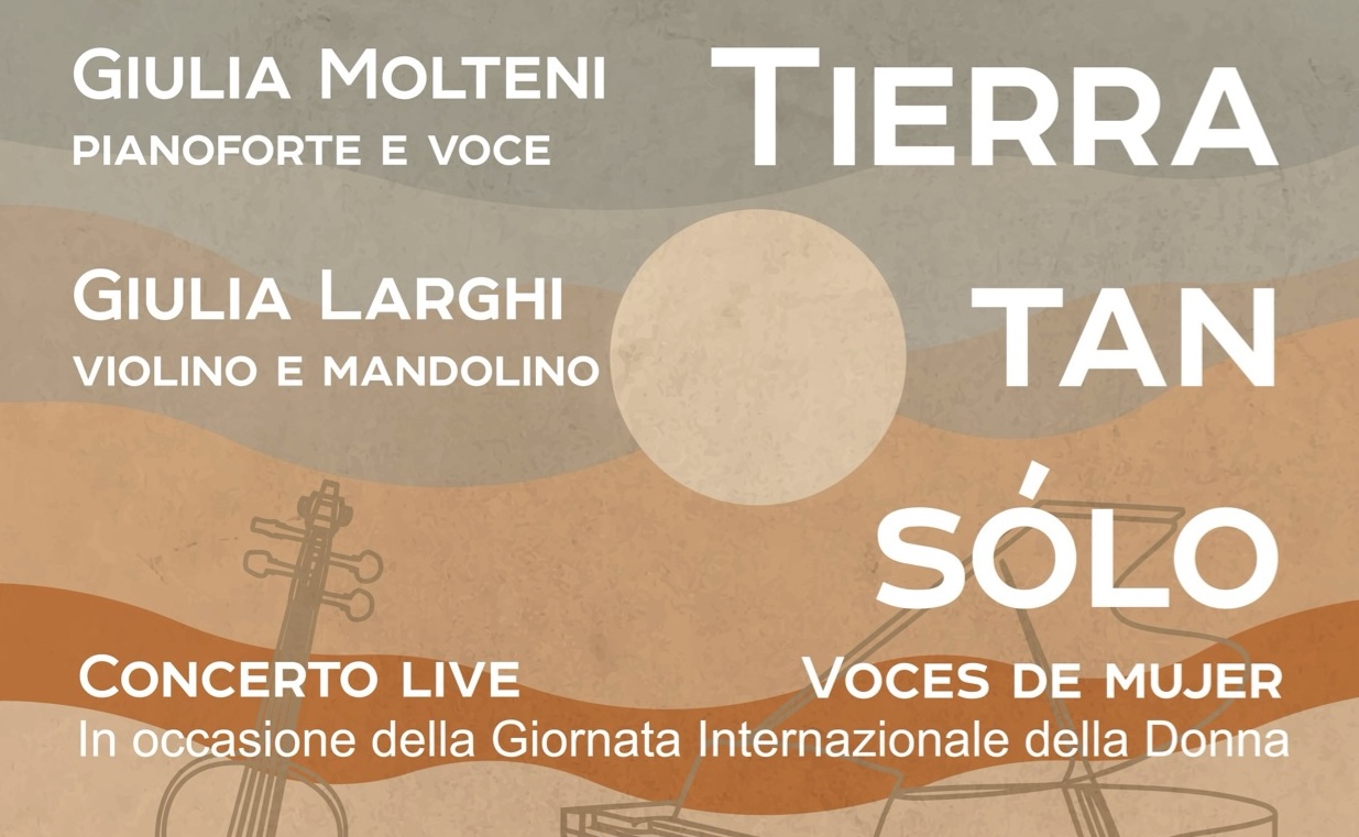 Il concerto “Tierra Tan Sólo – Voces de mujer” per celebrare la Giornata Internazionale della Donna