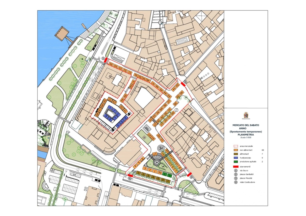 Lecco: dal 4 marzo il mercato torna in centro città
