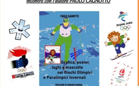 Paolo Cagnotto a Barzio per il suo lavoro sulle grafiche olimpiche
