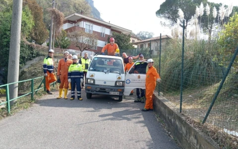 Lecco, due interventi a cura del gruppo comunale della Protezione Civile