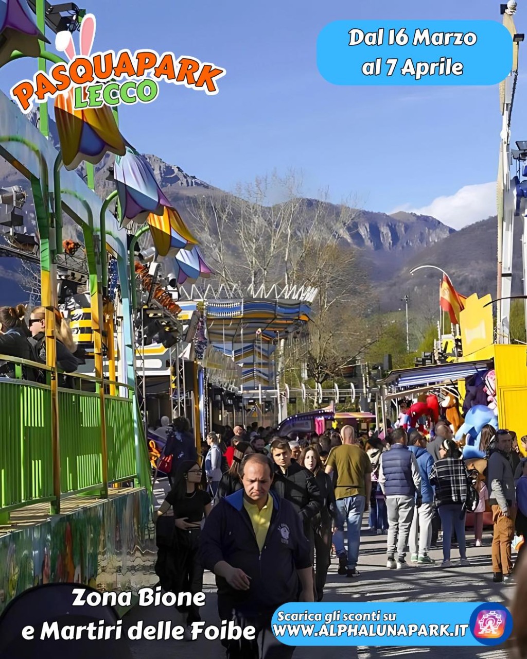 Sabato 21 marzo inaugura il PasquaPark di Lecco