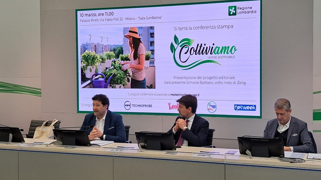 Presentato in Regione il progetto “Coltiviamo”, realizzato con il gruppo editoriale Netweek