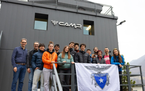 Camp e Cai eagle team insieme a Premana