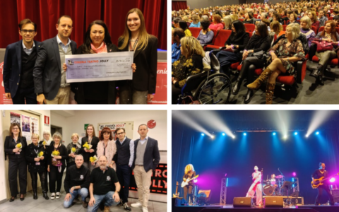 Le Giannissime accendono Olginate e  il Teatro Jolly dona 2.190 euro a sostegno della ricerca