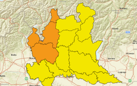 Allerta vento forte arancione oggi a Lecco: raffiche fino a 100 km/h