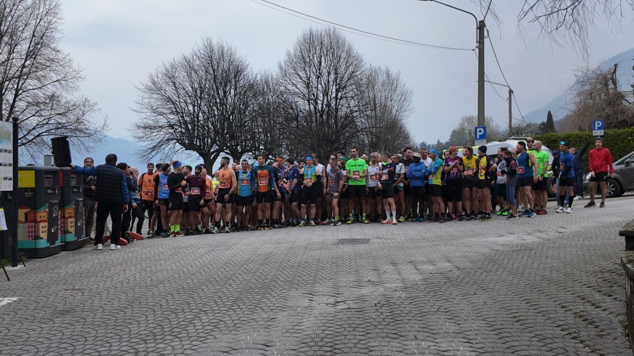 Eros Radaelli e Martina Brambilla sul podio della Corsa del Viandante