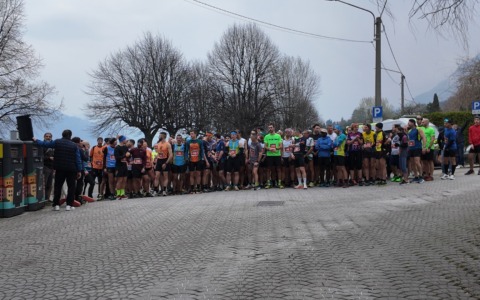 Eros Radaelli e Martina Brambilla sul podio della Corsa del Viandante