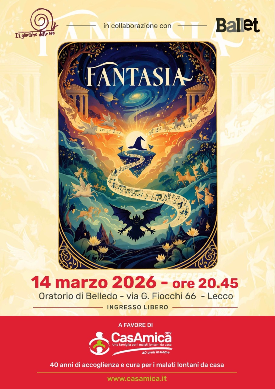 “Fantasia”: uno spettacolo di danza a sostegno di CasAmica Lecco