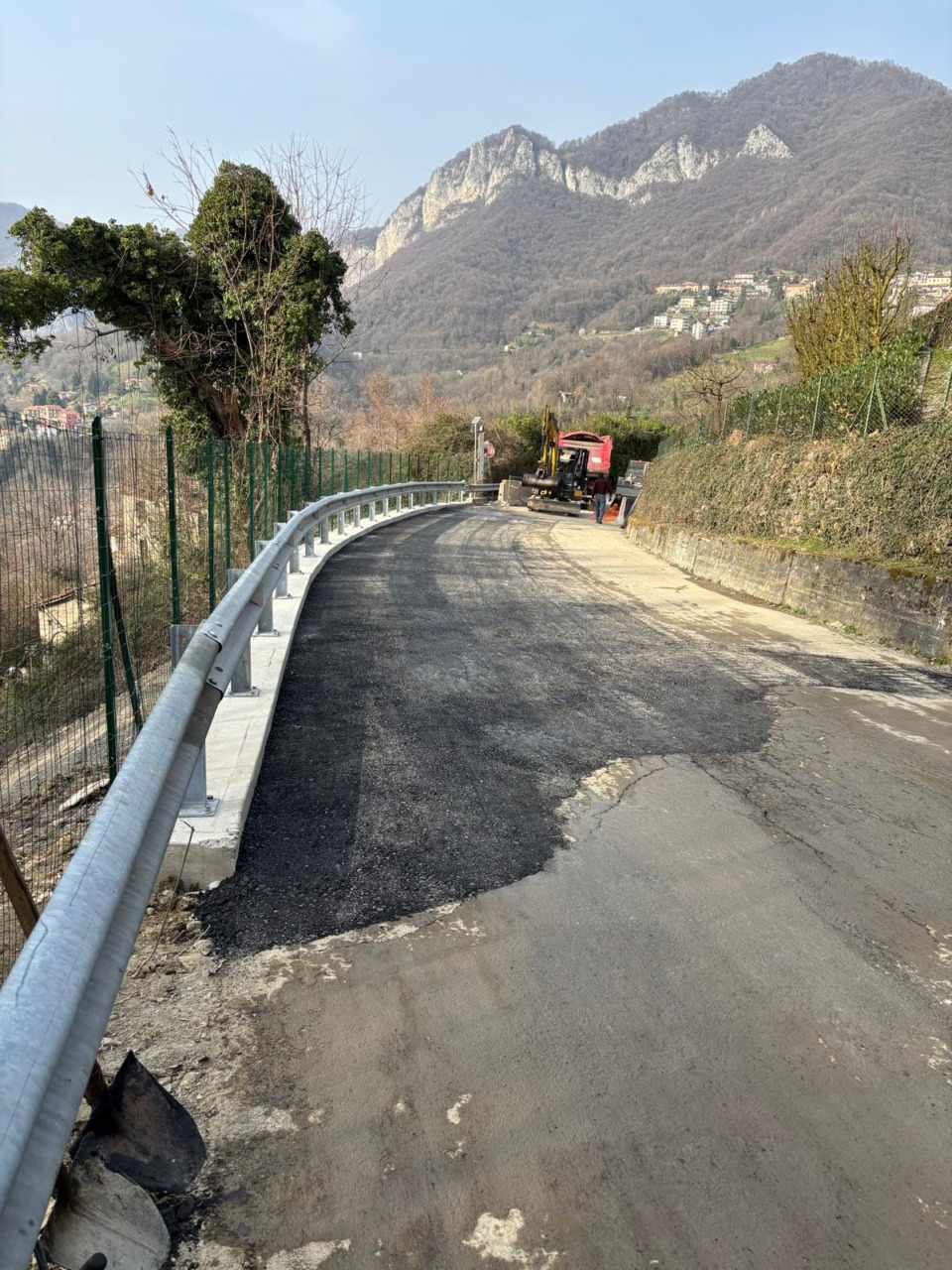 Frana di Sopracornola, promessa mantenuta: oggi pomeriggio riapre la strada, dopo i lavori