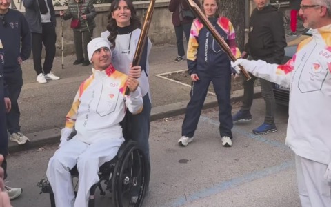 Lorenzo Bonicelli tedoforo, emozione lungo le strade di Verona