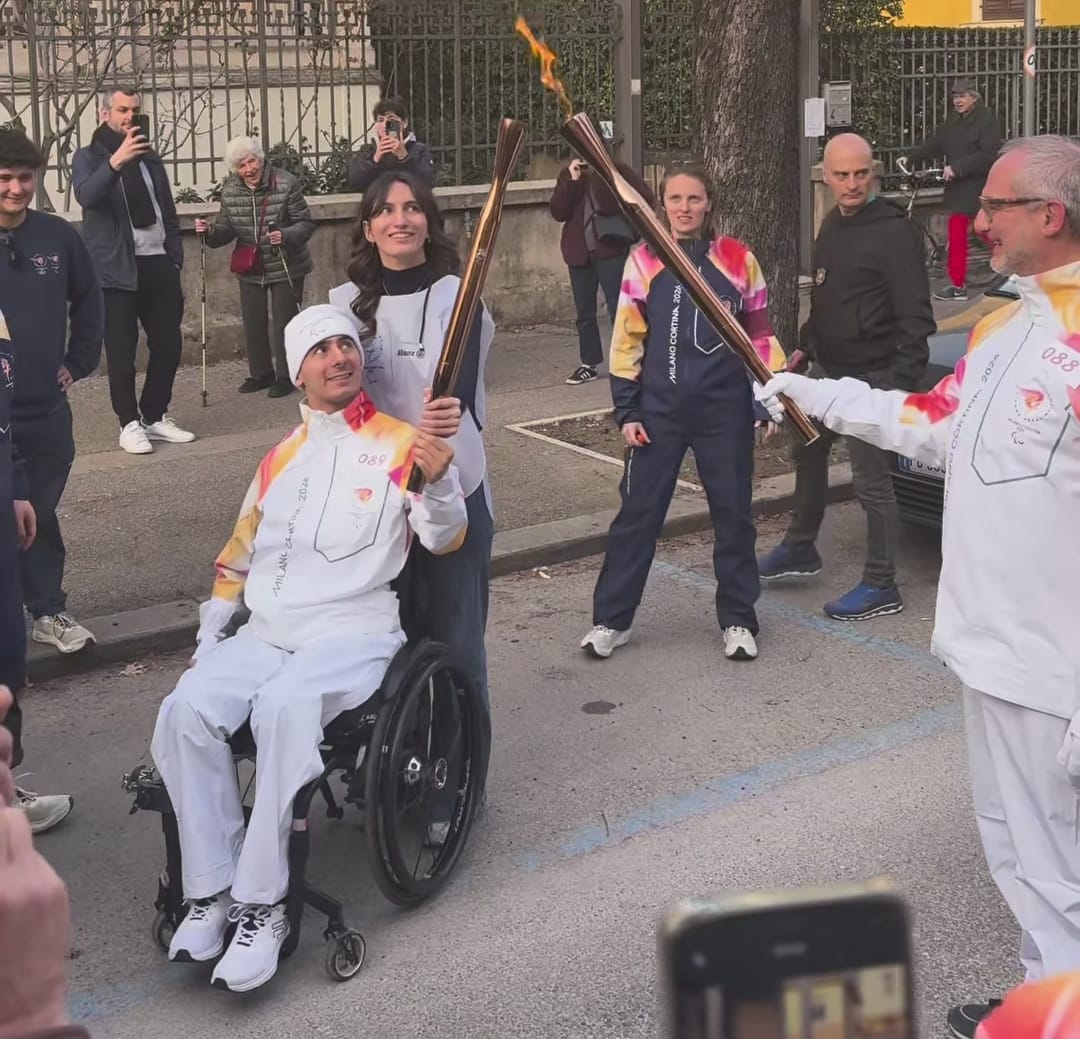Lorenzo Bonicelli tedoforo, emozione lungo le strade di Verona