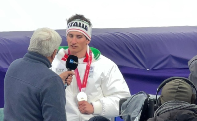 Il mandellese Federico Pelizzari conquista l’argento nella supercombinata