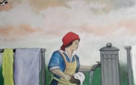 Civate, nuovo volto per l’antico lavatoio di via F. Broggi grazie all’artista Adelio Sandionigi