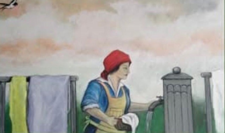 Civate, nuovo volto per l’antico lavatoio di via F. Broggi grazie all’artista Adelio Sandionigi