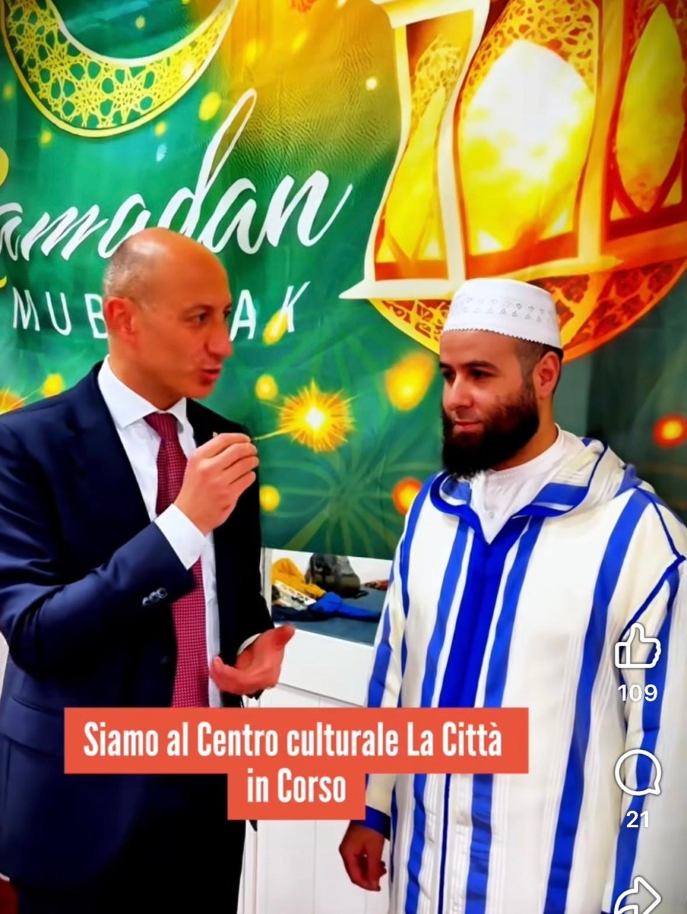 Lecco: Gattinoni festeggia l’Iftar con la comunità musulmana, suscitando qualche perplessità