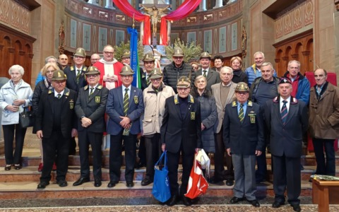 Anfi Lecco: a Cisano Bergamasco la messa in preparazione alla Pasqua
