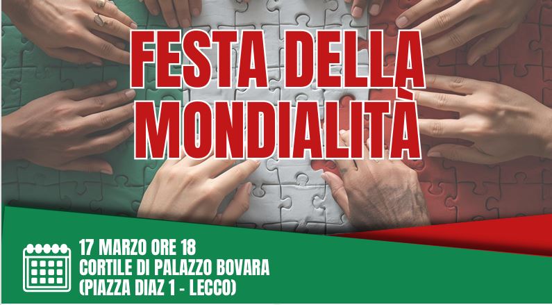 Festa della Mondialità: a Lecco una cerimonia dedicata a chi ha acquisito la cittadinanza italiana