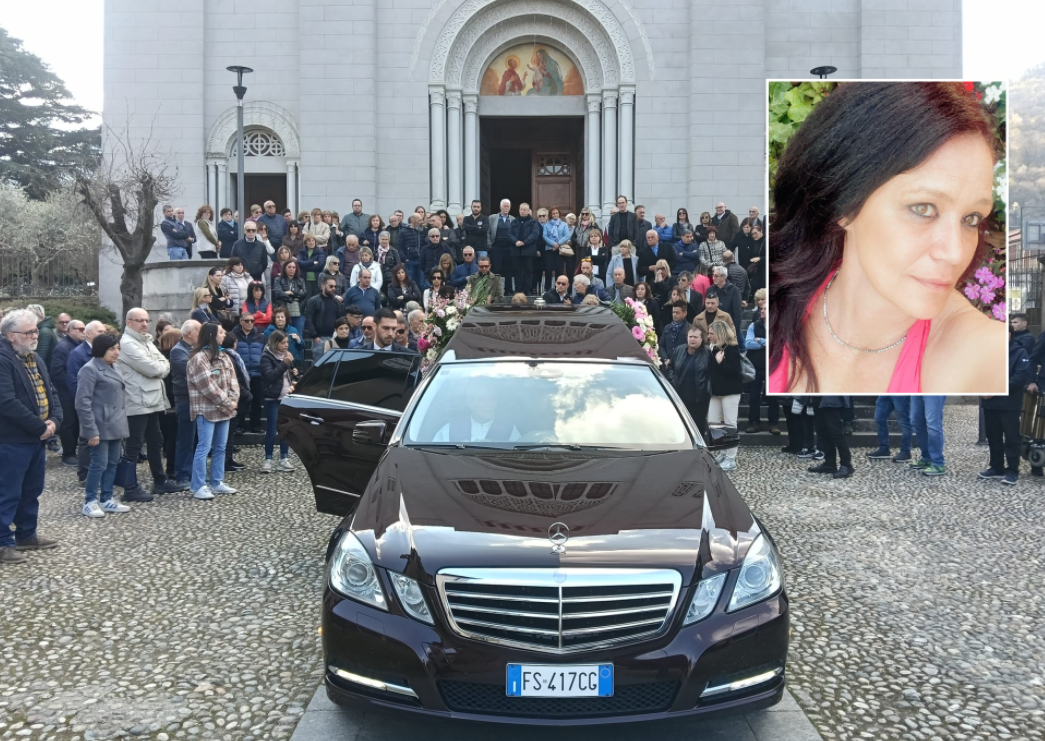 L’ultimo viaggio di Patrizia Caterisano tra lacrime, ricordi e le note di Eros