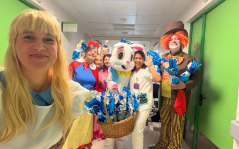 Eroi per Gioco porta la magia della Pasqua ai bambini de La Nostra Famiglia