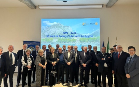 Il Rotary Club Lecco Le Grigne celebra 30 anni di attività