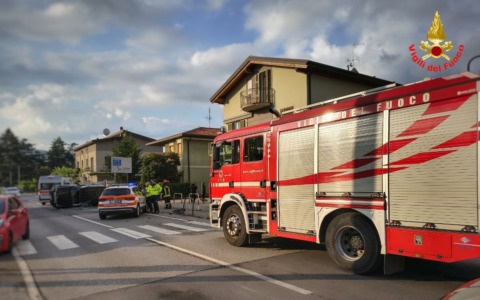 Incidente tra Oggiono e Annone: auto ribaltata, coinvolto anche un bambino di 10 anni