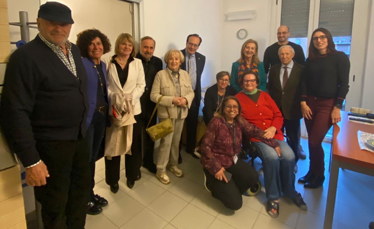 Il Rotary Club Manzoni in visita al Polo delle disabilità di Valmadrera