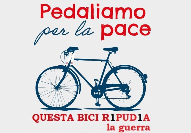 “Questa Bici R1PUD1A la Guerra”: Lecco pedala per la Pace