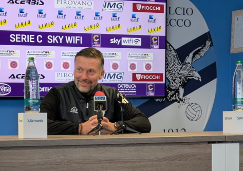 Calcio Lecco, ultima di campionato.  Valente: “Mai giocare per il pareggio, è la cosa più pericolosa”