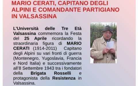 L’Unitre Valsassina ricorda Mario Cerati