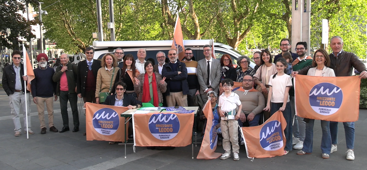 Fumagalli lancia la sua squadra da piazza Cermenati: “Competenza e visione per Lecco”