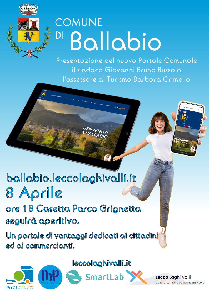 Ballabio: Questa sera la presentazione del nuovo portale