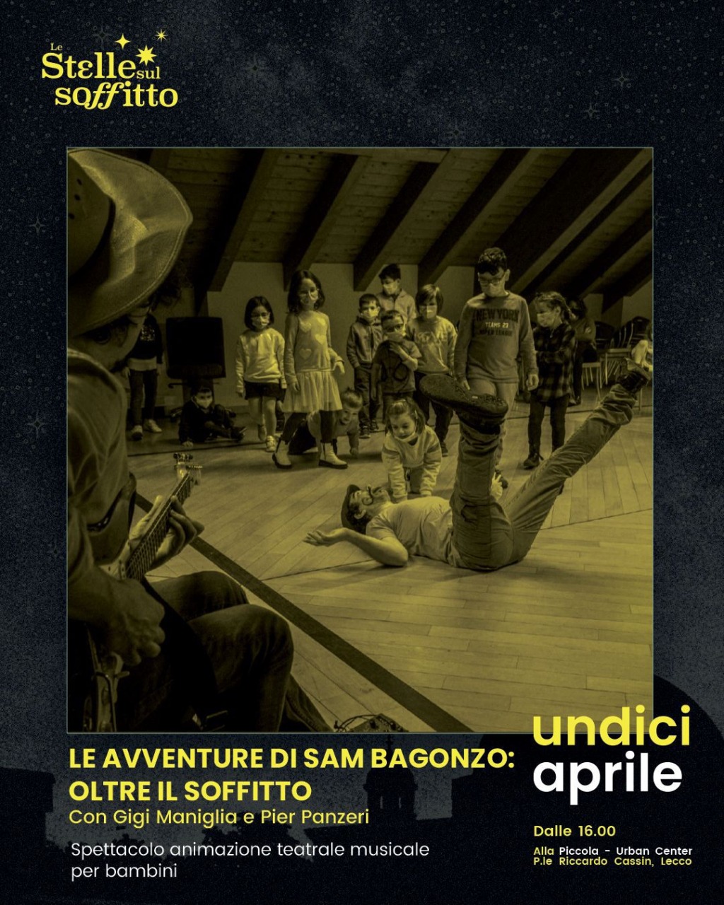 Le Stelle sul Soffitto: sabato a Lecco arte, musica e solidarietà per la Palestina