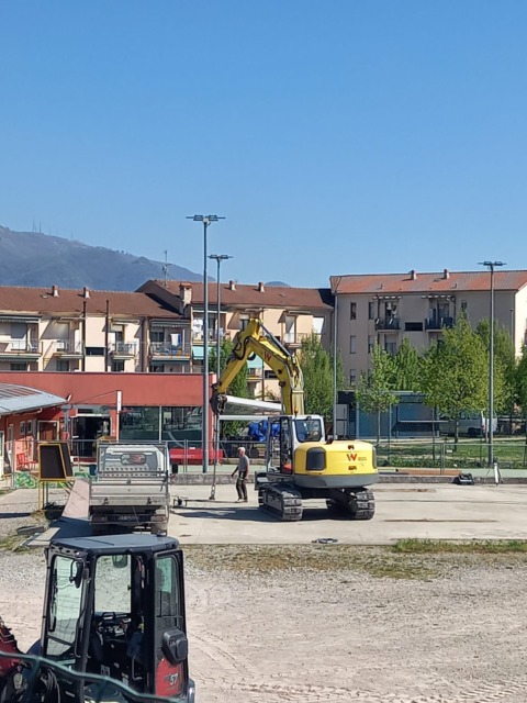 Skatepark, sono iniziati i lavori a Galbiate: sarà uno dei più grandi e completi d’Italia