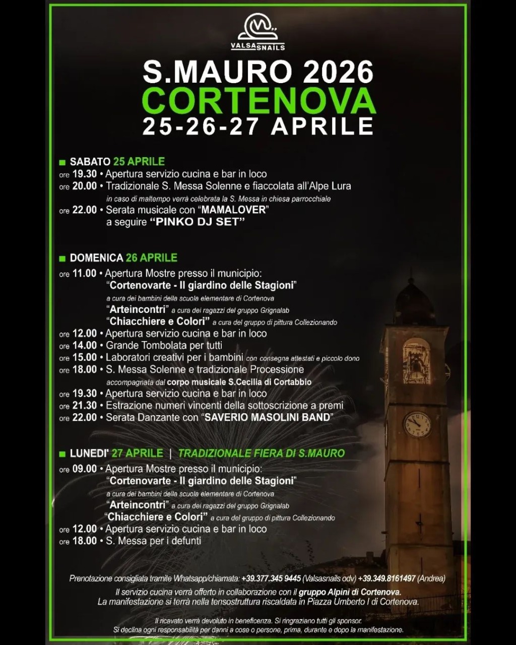 Cortenova verso la festa di San Mauro