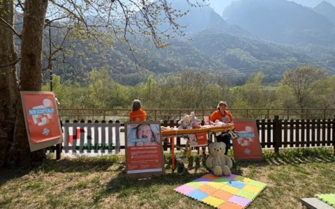 Successo a Primaluna per le due giornate di prevenzione contro lo scuotimento dei neonati