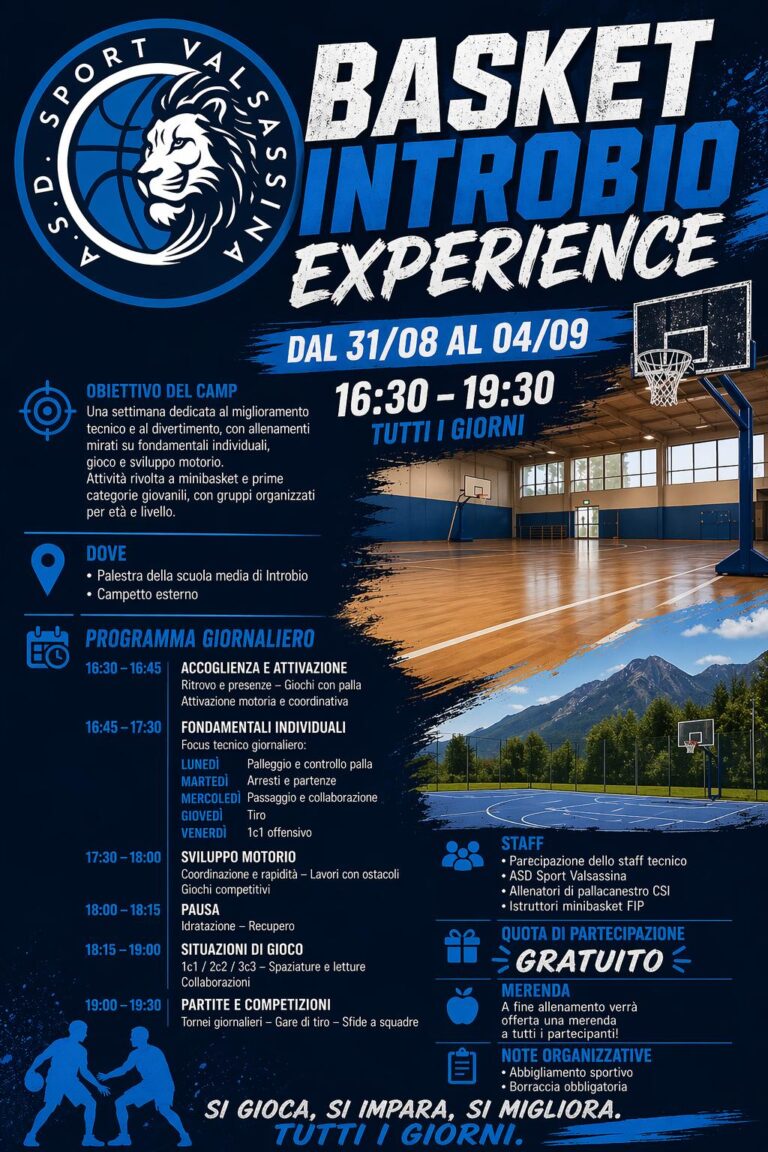 Torna la “Basket Introbio experience”