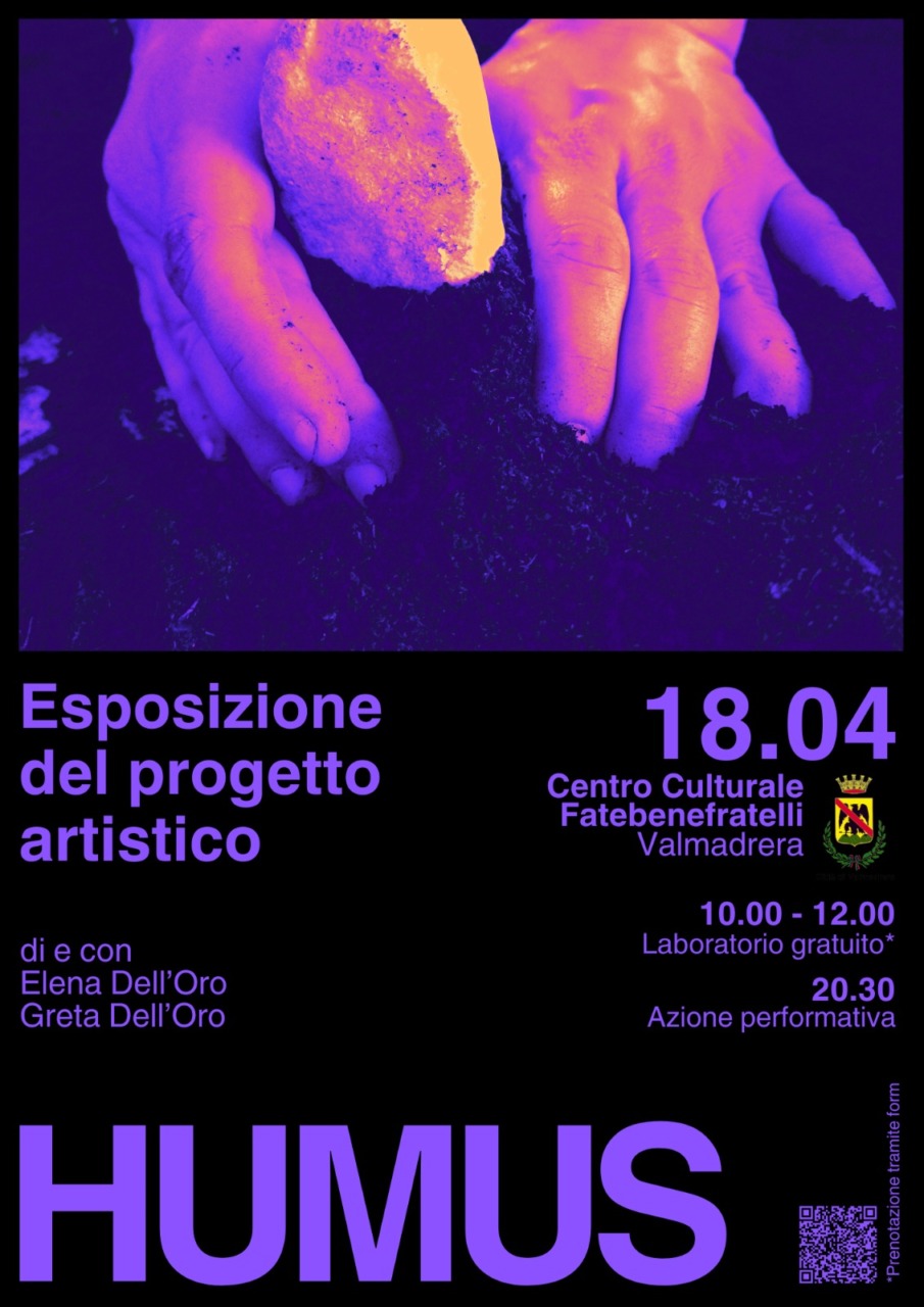 “Humus”: a Valmadrera un’azione performativa e un laboratorio gratuito per connettersi con la dimensione creativa