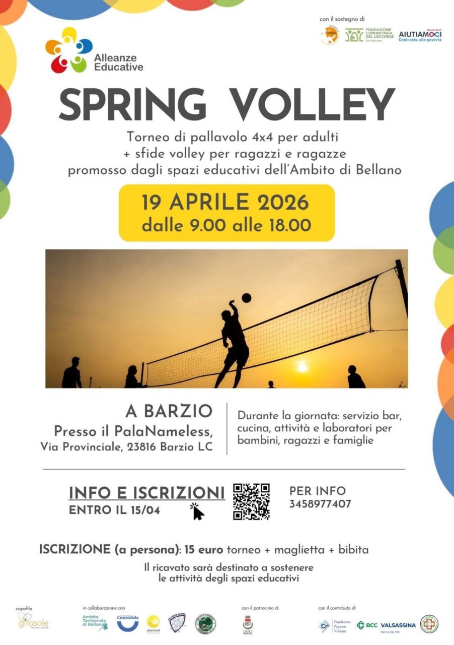 A Barzio arriva “Spring volley”