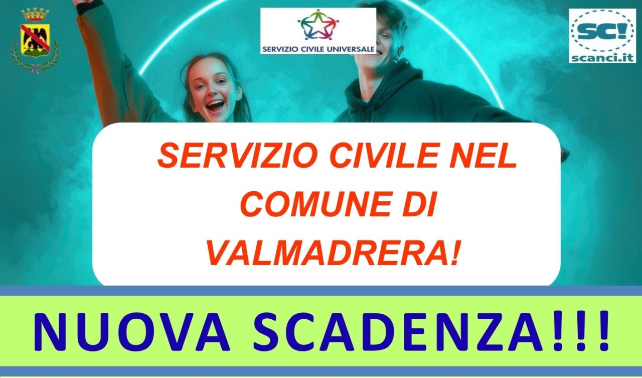 Servizio Civile a Valmadrera, prorogata la scadenza per la presentazione delle domande
