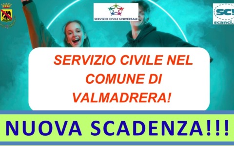 Servizio Civile a Valmadrera, prorogata la scadenza per la presentazione delle domande