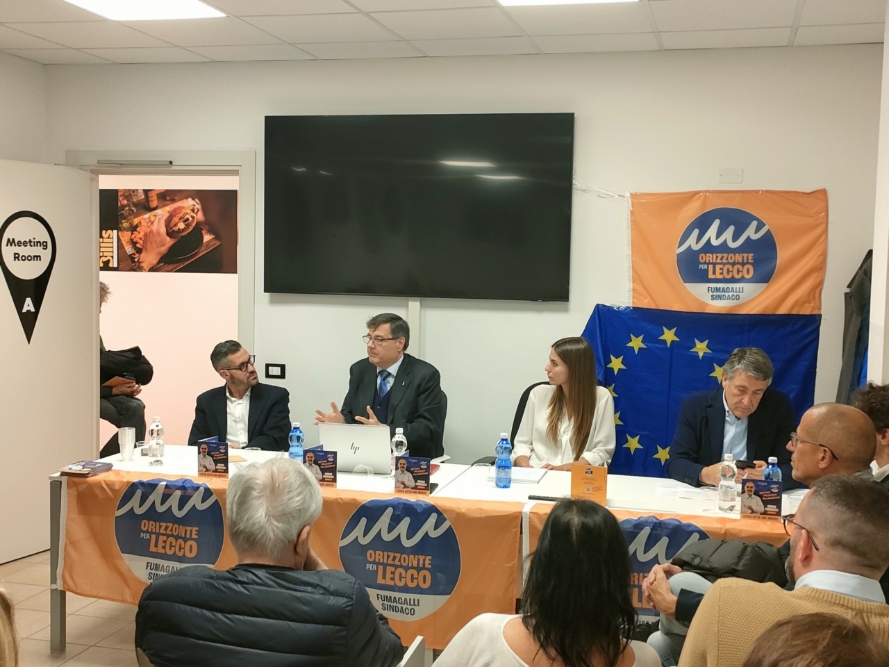 L’onorevole Benzoni a Lecco a sostegno di Mauro Fumagalli candidato sindaco