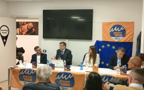 L’onorevole Benzoni a Lecco a sostegno di Mauro Fumagalli candidato sindaco